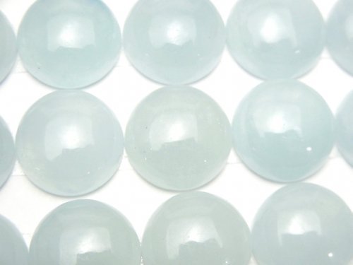 Aquamarine, Cabochon Gemstone Beads