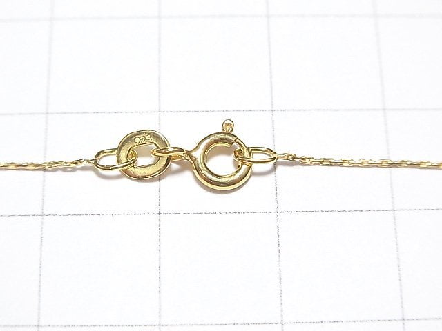 Silver925 Beading Chain Necklace 0.5mm 18KGP [40cm][45cm][50cm] Necklace 1pc