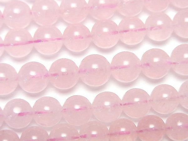 Rose Quartz, Round Gemstone Beads