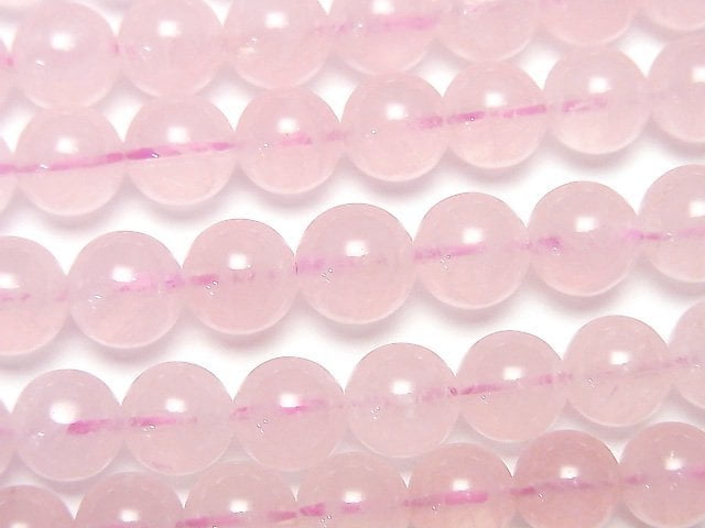 Rose Quartz, Round Gemstone Beads