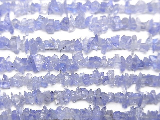 [Video]High Quality Tanzanite AAA- Chips 1strand beads (aprx.33inch/84cm)