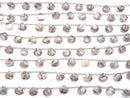 [Video]Copper Pink Opal AAA Chestnut (Smooth) 8x8mm 1strand (8pcs )