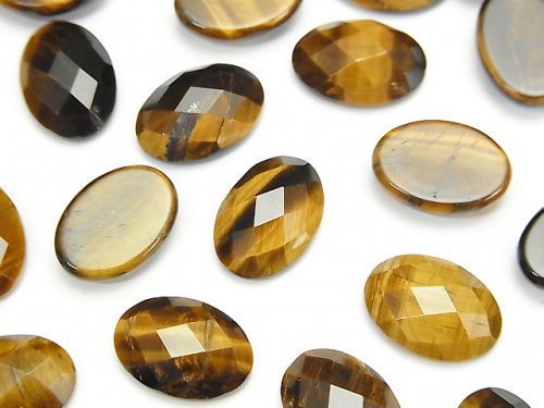 Cabochon, Tiger's Eye Gemstone Beads