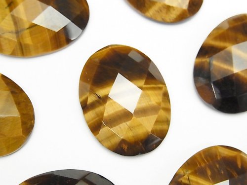 Cabochon, Tiger's Eye Gemstone Beads