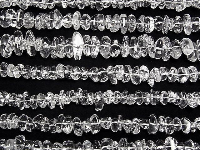 [Video] High Quality Crystal AAA-Chips (Small Nugget) 1-strand beads (approx. 15 inches/38 cm)