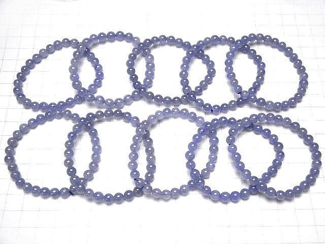 [Video] High quality Tanzanite AAA Round 6mm Bracelet