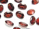 [Video] High Quality Mozambique Garnet AAA Loose Stone Oval Faceted 8x6mm 3pcs