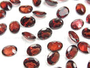 [Video] High Quality Mozambique Garnet AAA Loose Stone Oval Faceted 8x6mm 3pcs