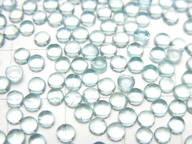 [Video] High Quality Apatite AAA- Round Cabochon 3x3mm 10pcs