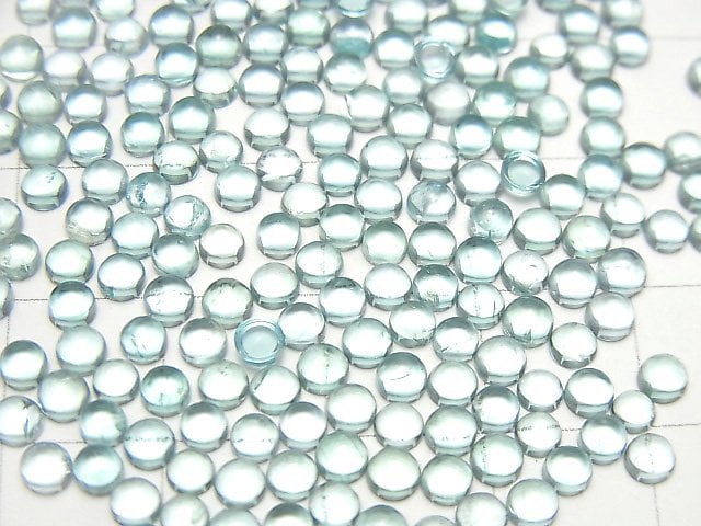 [Video] High Quality Apatite AAA- Round Cabochon 3x3mm 10pcs