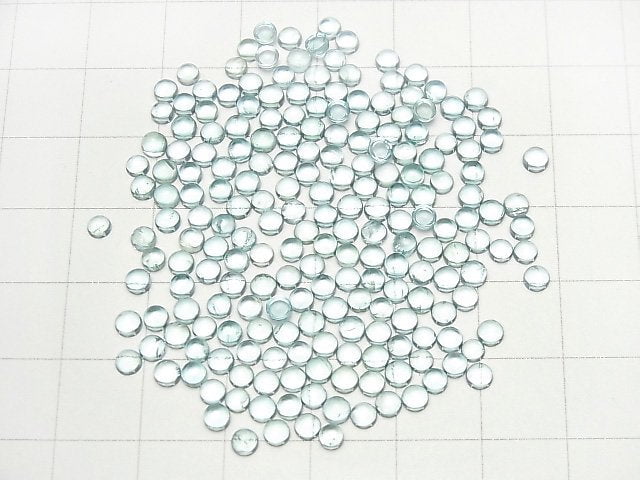 [Video] High Quality Apatite AAA-Round Cabochon 3x3mm 10pcs