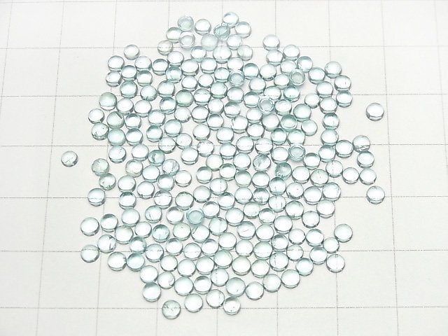 [Video] High Quality Apatite AAA- Round Cabochon 3x3mm 10pcs