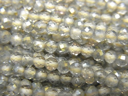 Faceted Round, Topaz Gemstone Beads