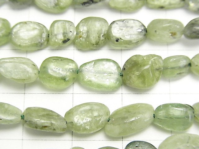 [Video] Green Kyanite AA Nugget 1strand beads (aprx.15inch / 38cm)