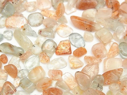 Chips, Sunstone, Undrilled (No Hole) Gemstone Beads