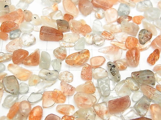 Multicolor Sunstone AA+ Undrilled Chips 100g $4.79-!