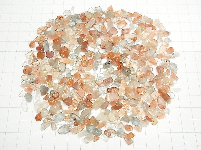 Multicolor Sunstone AA+ Undrilled Chips 100g $4.79-!