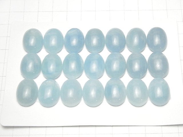 [Video] Namibia Aquamarine AAA Oval Cabochon 18x13mm 1pc