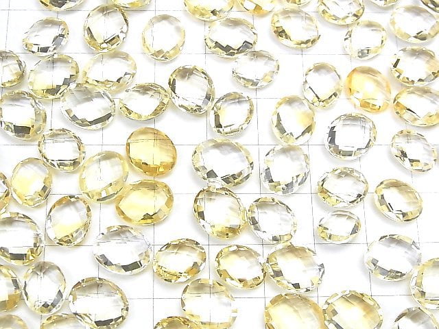 [Video] High Quality Citrine AAA- Undrilled Faceted Oval 10-11x8mm 4pcs