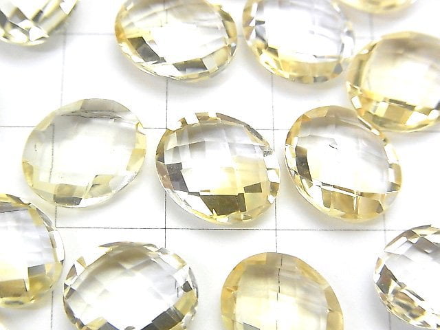 [Video] High Quality Citrine AAA- Undrilled Faceted Oval 12x10mm 3pcs