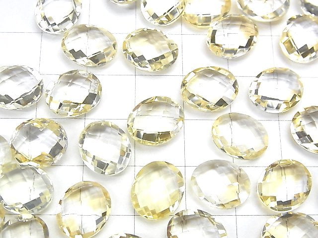 [Video] High Quality Citrine AAA- Undrilled Faceted Oval 12x10mm 3pcs