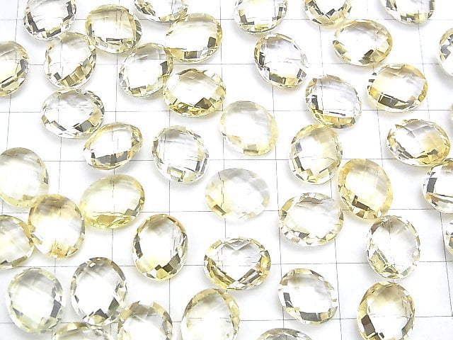 [Video] High Quality Citrine AAA- Undrilled Faceted Oval 12x10mm 3pcs