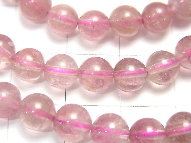 [Video] Pink Tourmaline AA++ Round 6-6.5mm [Light Color] Bracelet