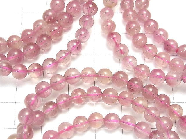 [Video] Pink Tourmaline AA++ Round 6-6.5mm [Light Color] Bracelet