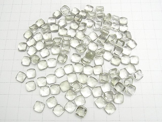 [Video] High Quality Green Amethyst AAA Sugarloaf Cut 8x8mm 2pcs