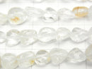 [Video] Natural White Topaz AA+ Nugget 1strand beads (aprx.15inch / 38cm)