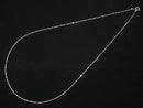[Video][K10 Yellow Gold] Long and Short Chain (Flat) Necklace Approx. 1mm Width 1pc