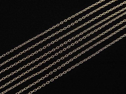 [Video][K10 Yellow Gold] Cable Chain NO.4 Approx. 0.8mm Wide Necklace 1pc Bead (approx. 16 inches/40cm)