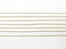 [Video][K10 Yellow Gold] Cable Chain NO.4 Approx. 0.8mm Wide Necklace 1pc Bead (approx. 16 inches/40cm)