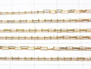 14KGF long box chain 3.0x1.2mm 10cm