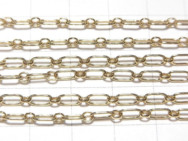 14KGF long and short chain, 2.7mm width, 10cm