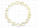 [Video] [One of a kind] Libyan Desert Glass Cube & Round Bracelet NO.2