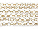 14KGF Rolo Chain 3.3x3.1mm 10cm