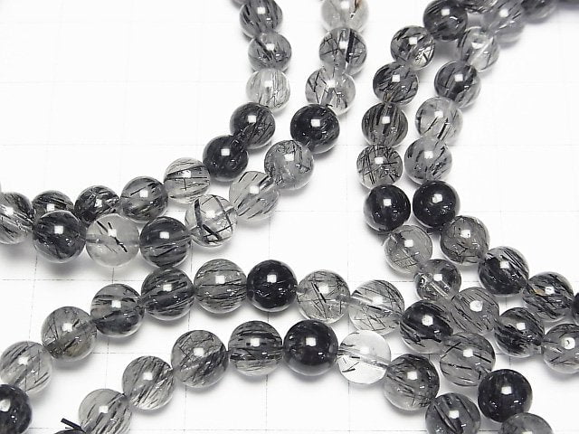 [Video]Tourmaline Quartz AAA- Round 6-7mm Bracelet