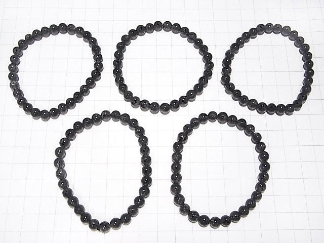 [Video] Tourmaline Quartz AAA- Round 6mm Bracelet