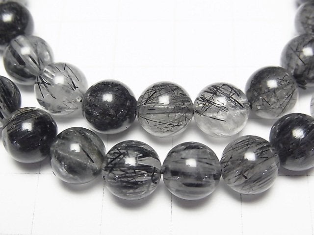 [Video]Tourmaline Quartz AAA- Round 8mm Bracelet