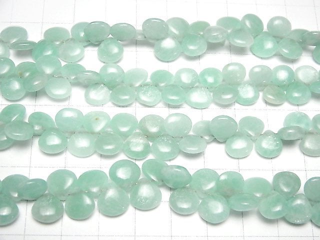 [Video] Amazonite AA++ Chestnut (Smooth) half or 1strand beads (aprx.7inch / 18cm)