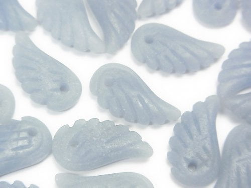 Angel Wing, Angelite Gemstone Beads