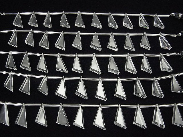 [Video] High Quality Crystal AAA Flat Triangle 18x10mm 1strand (9pcs)