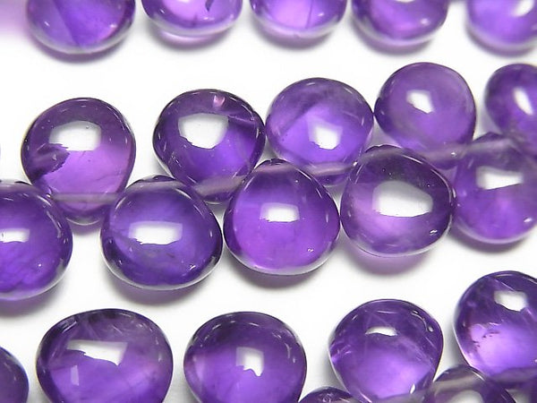 Amethyst, Chestnut Shape Gemstone Beads