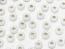 Silver925 Rondelle [3mm][4mm][5mm][6mm] Stardust 10pcs