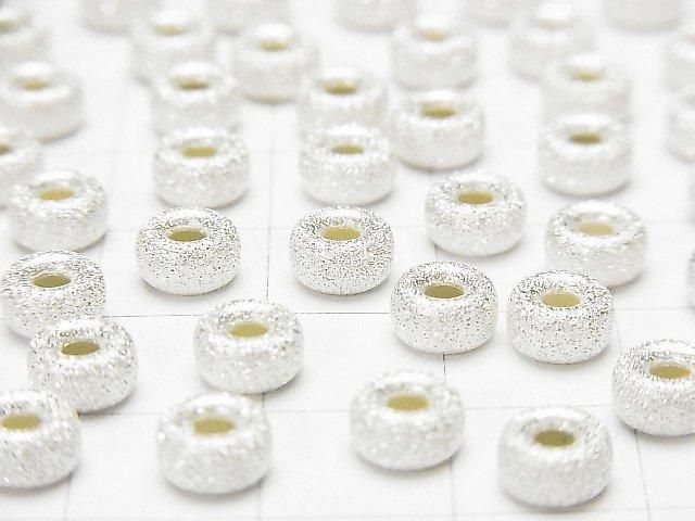 Silver925 Rondelle [3mm][4mm][5mm][6mm] Stardust 10pcs