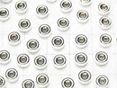 Silver925  Rondelle [4mm][5mm][6mm][7mm][8mm] 2pcs