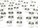 Silver925  Rondelle [4mm][5mm][6mm][7mm][8mm] 2pcs