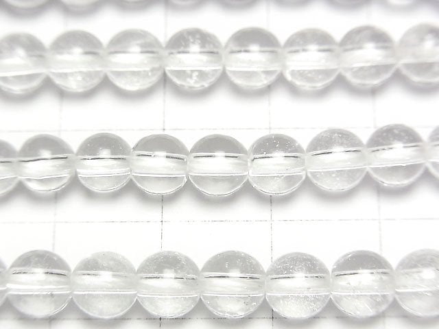 [Video] Himalayan Ice Quartz AAA- Round 6mm half or 1strand beads (aprx.15inch/38cm)