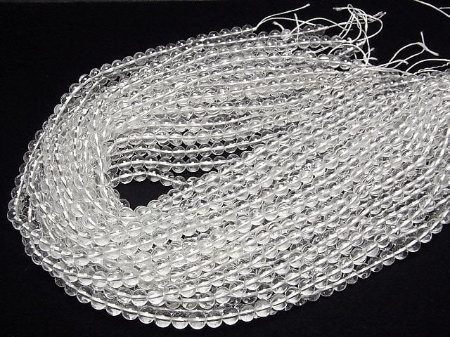 [Video] Himalayan Ice Quartz AAA- Round 6mm half or 1strand beads (aprx.15inch/38cm)